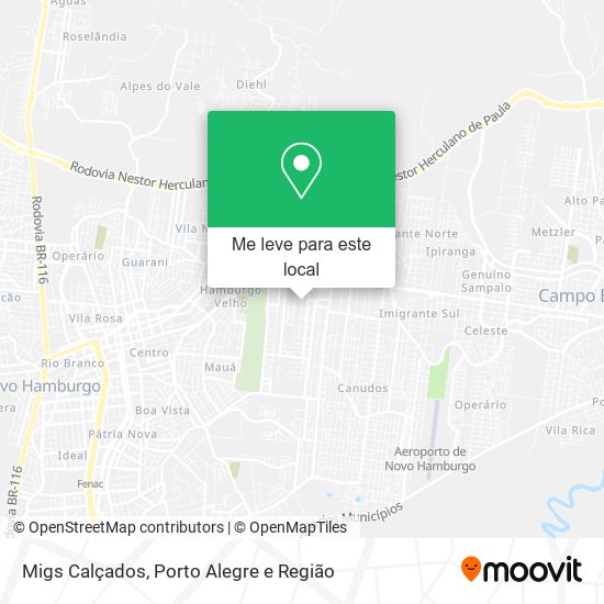 Migs Calçados mapa