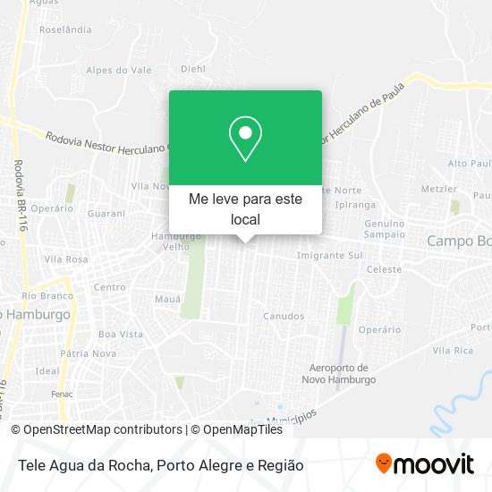 Tele Agua da Rocha mapa