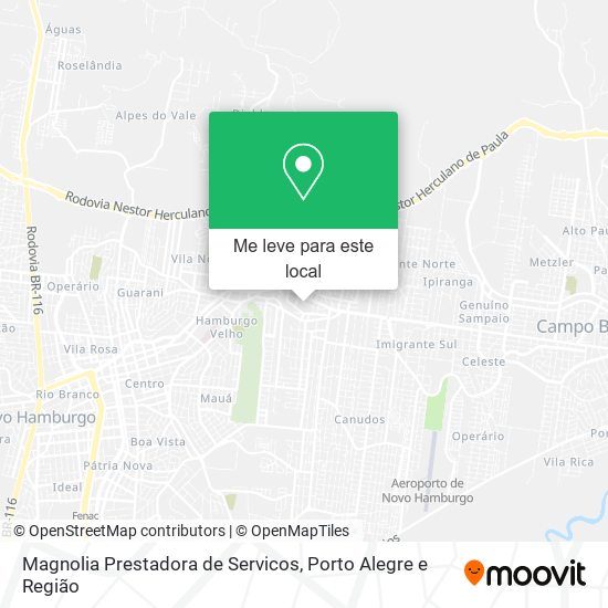 Magnolia Prestadora de Servicos mapa
