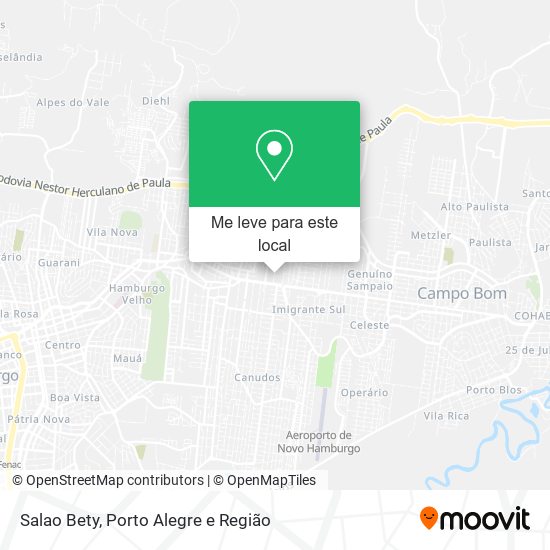 Salao Bety mapa