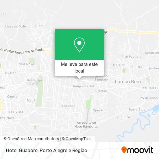 Hotel Guapore mapa