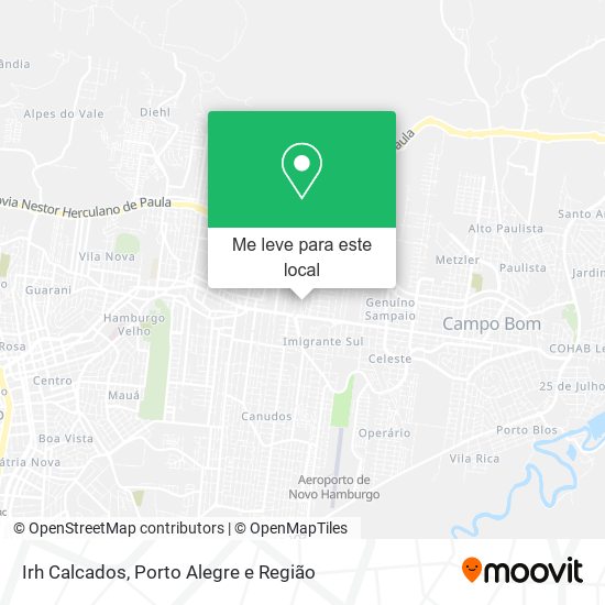 Irh Calcados mapa