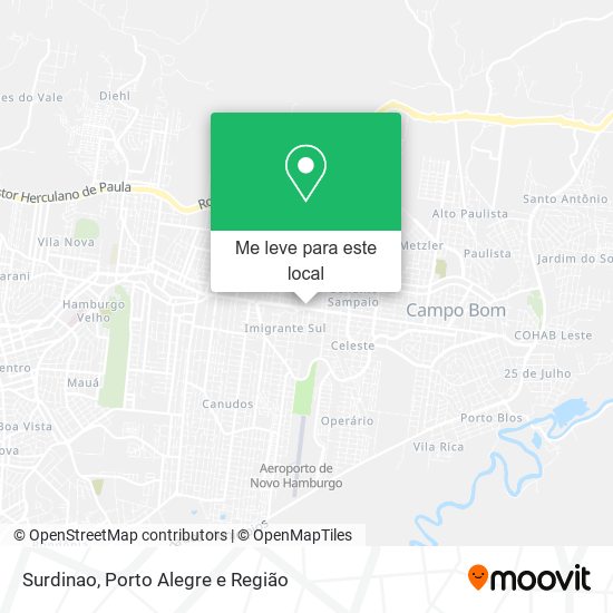 Surdinao mapa