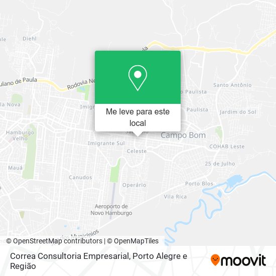 Correa Consultoria Empresarial mapa