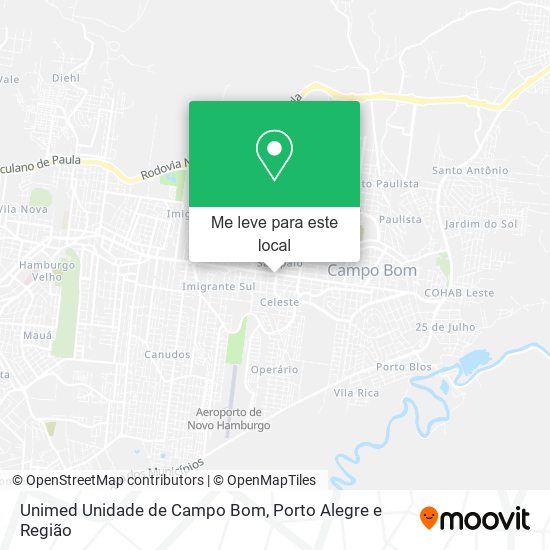 Unimed Unidade de Campo Bom mapa