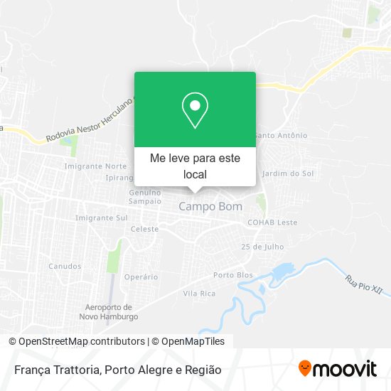 França Trattoria mapa