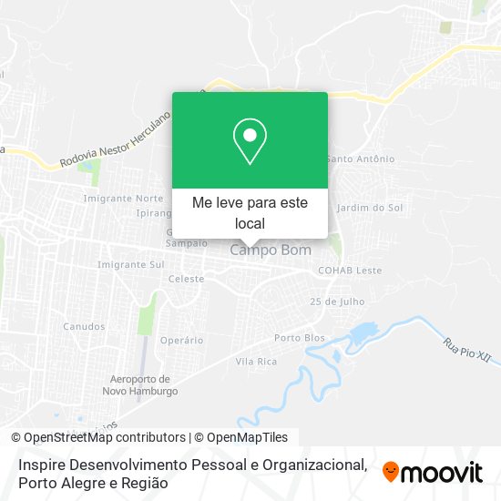 Inspire Desenvolvimento Pessoal e Organizacional mapa