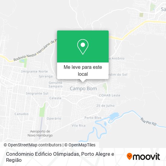 Condominio Edificio Olimpiadas mapa