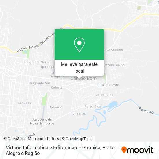 Virtuos Informatica e Editoracao Eletronica mapa