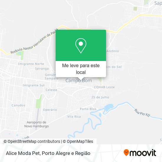 Alice Moda Pet mapa