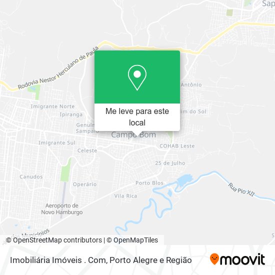 Imobiliária Imóveis . Com mapa