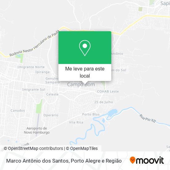 Marco Antônio dos Santos mapa