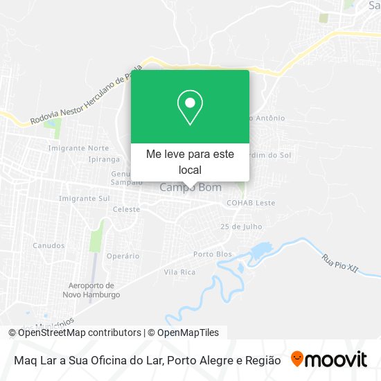 Maq Lar a Sua Oficina do Lar mapa