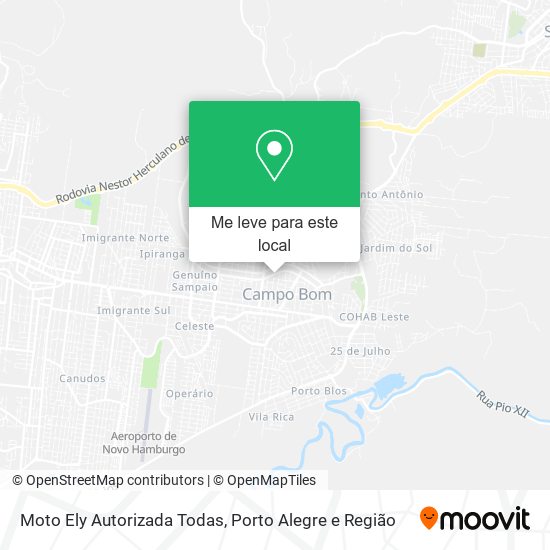 Moto Ely Autorizada Todas mapa