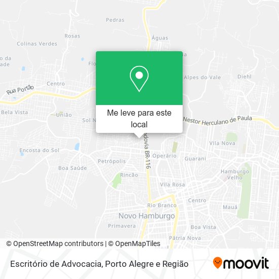 Escritório de Advocacia mapa