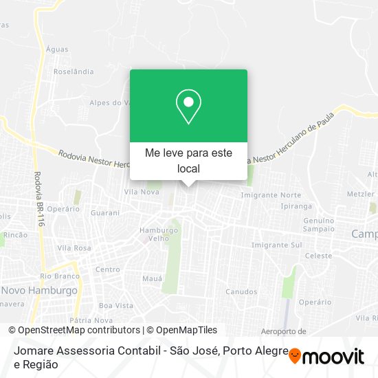 Jomare Assessoria Contabil - São José mapa