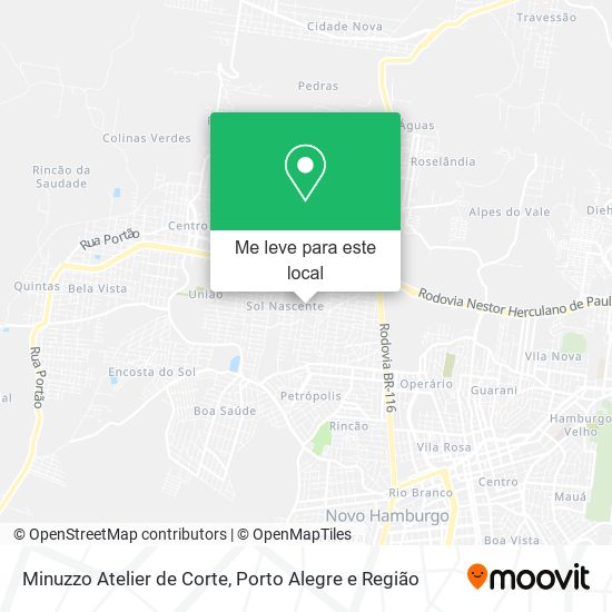 Minuzzo Atelier de Corte mapa