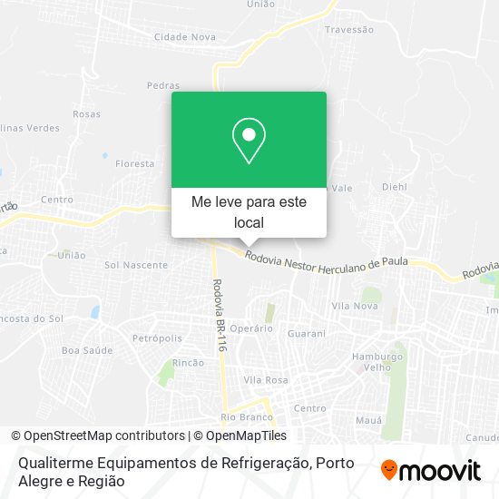 Qualiterme Equipamentos de Refrigeração mapa