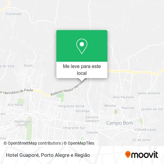 Hotel Guaporé mapa