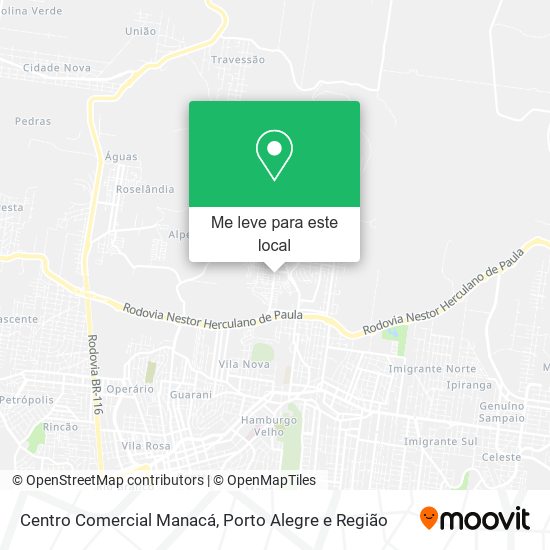 Centro Comercial Manacá mapa