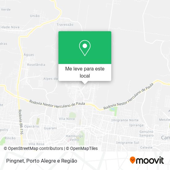 Pingnet mapa