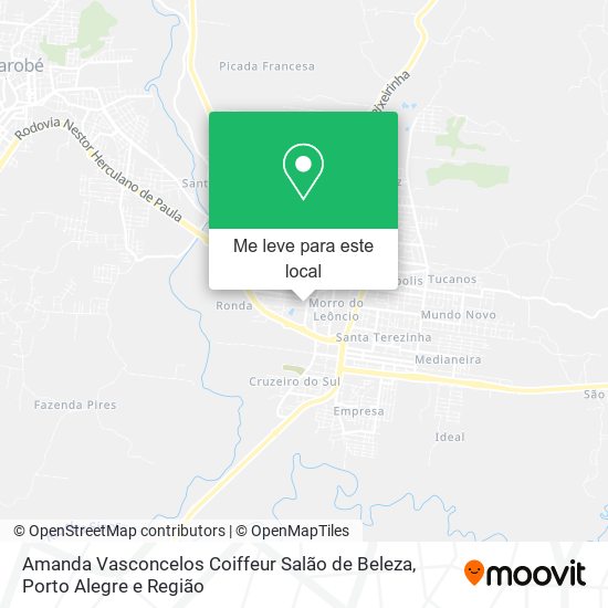 Amanda Vasconcelos Coiffeur Salão de Beleza mapa