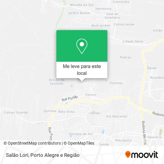Salão Lori mapa