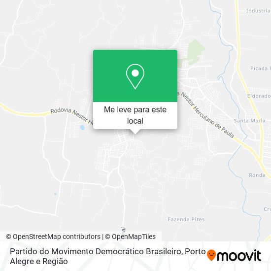 Partido do Movimento Democrático Brasileiro mapa