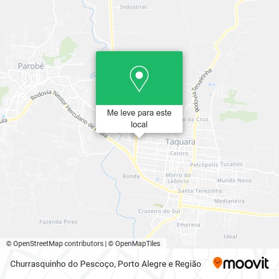 Churrasquinho do Pescoço mapa