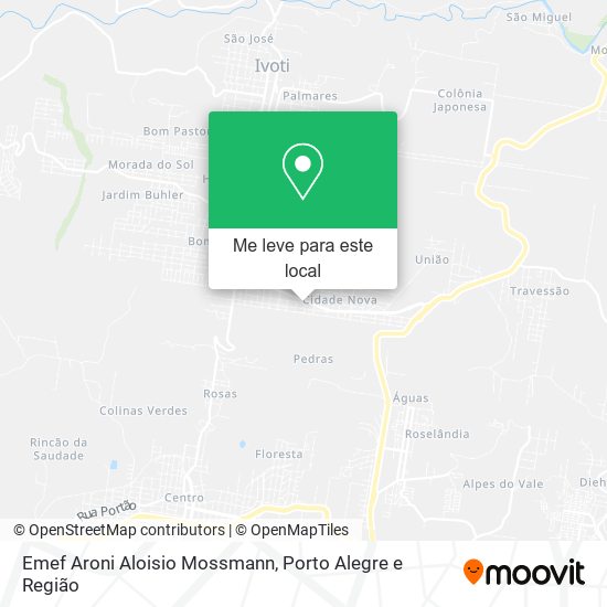 Emef Aroni Aloisio Mossmann mapa