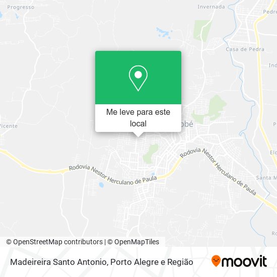 Madeireira Santo Antonio mapa