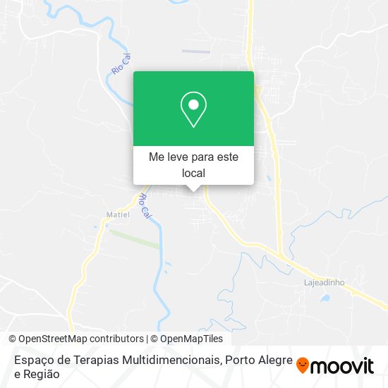 Espaço de Terapias Multidimencionais mapa