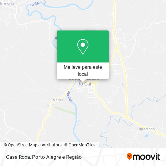 Casa Roxa mapa