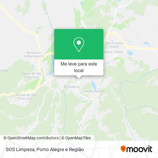 SOS Limpeza mapa