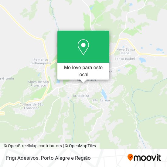 Frigi Adesivos mapa