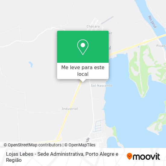 Lojas Lebes - Sede Administrativa mapa