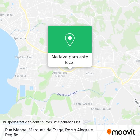 Rua Manoel Marques de Fraga mapa