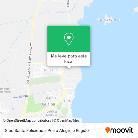 Sítio Santa Felicidade mapa
