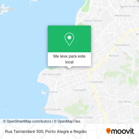 Rua Tamandaré 500 mapa