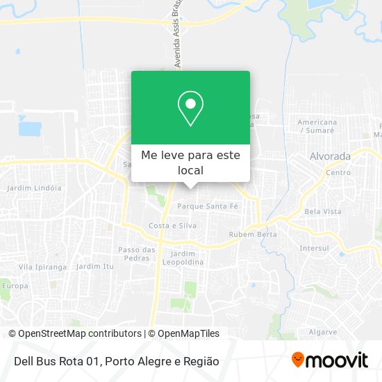 Dell Bus Rota 01 mapa