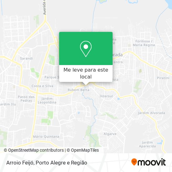 Arroio Feijó mapa