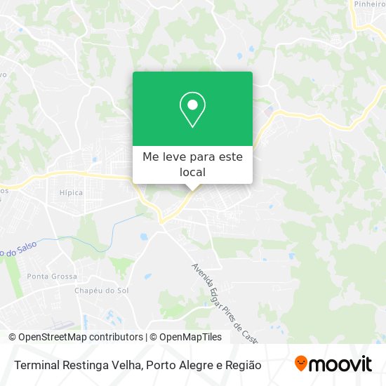 Terminal Restinga Velha mapa