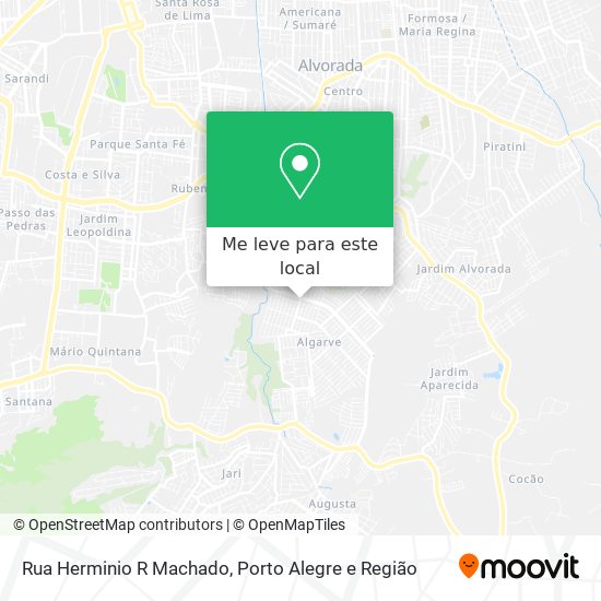 Rua Herminio R Machado mapa
