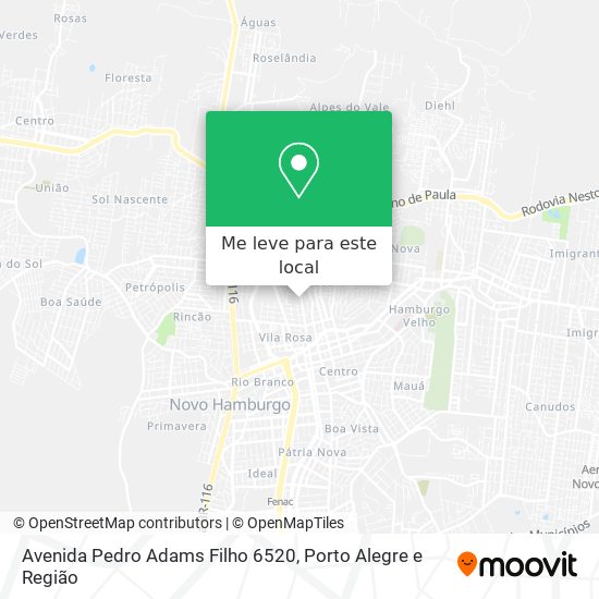 Avenida Pedro Adams Filho 6520 mapa