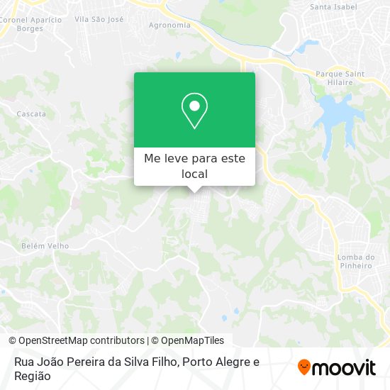 Rua João Pereira da Silva Filho mapa