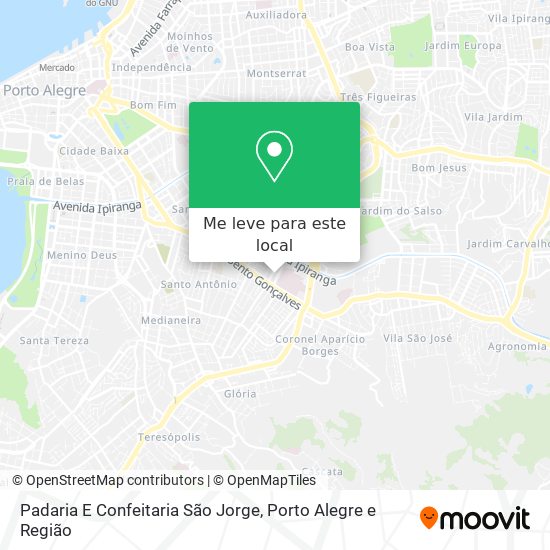 Padaria E Confeitaria São Jorge mapa