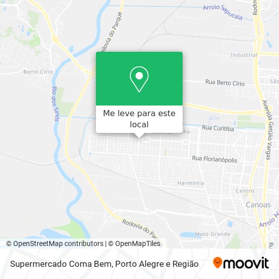 Supermercado Coma Bem mapa