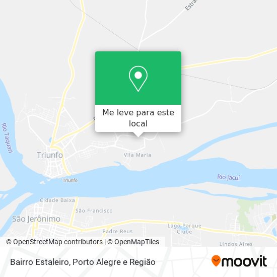 Bairro Estaleiro mapa
