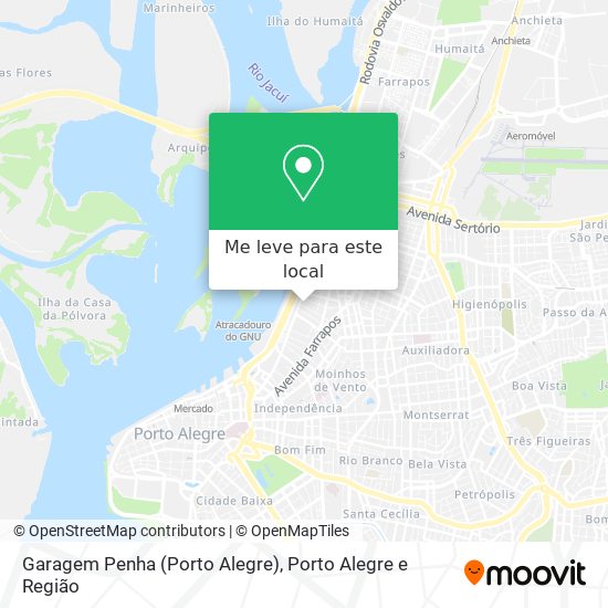 Garagem Penha (Porto Alegre) mapa