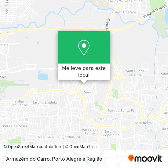 Armazém do Carro mapa